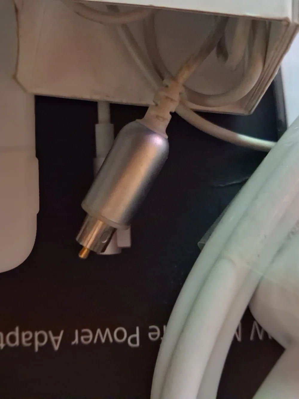 White USB Power Adapter and Cable Set